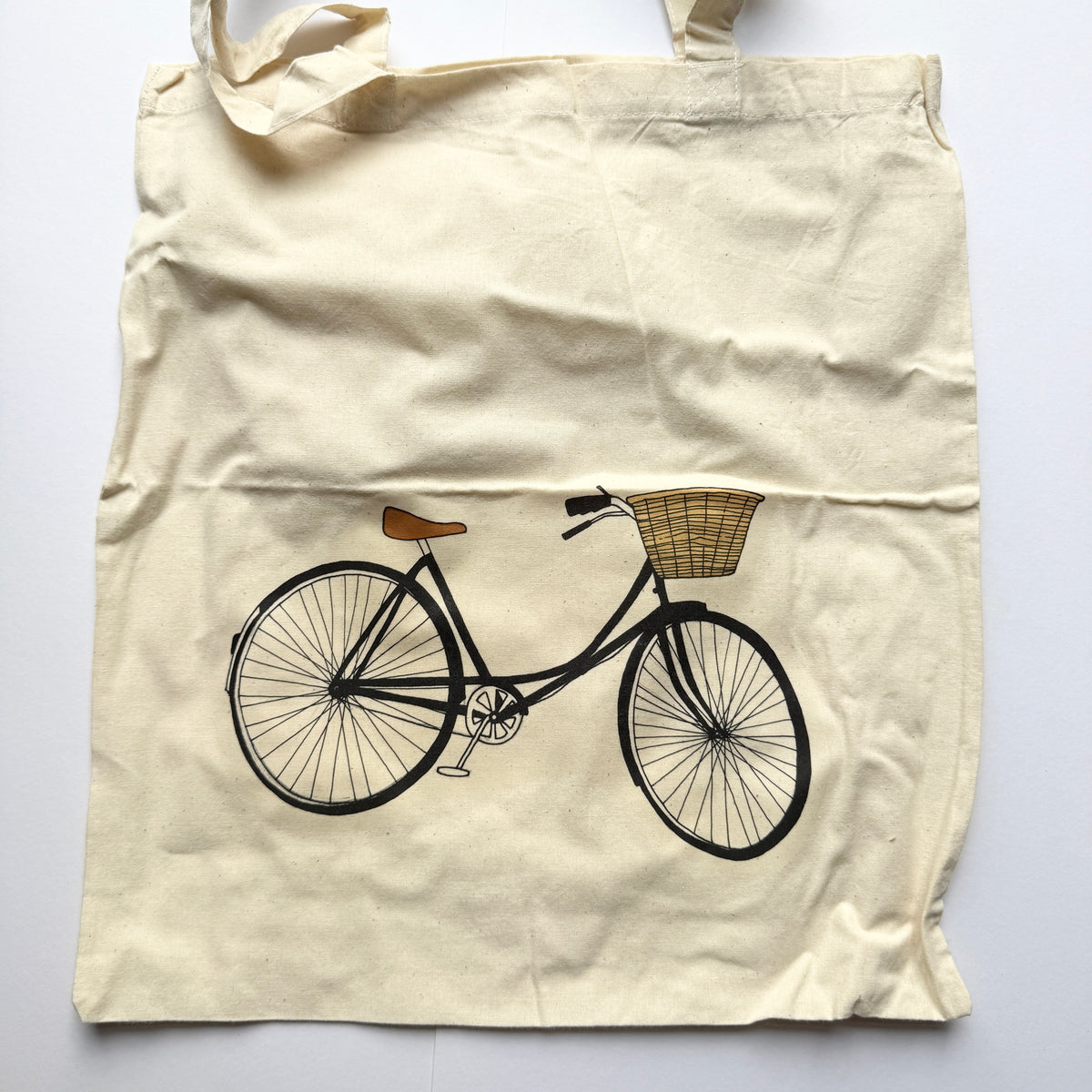 Vintage bike tote bag - SECONDS SALE