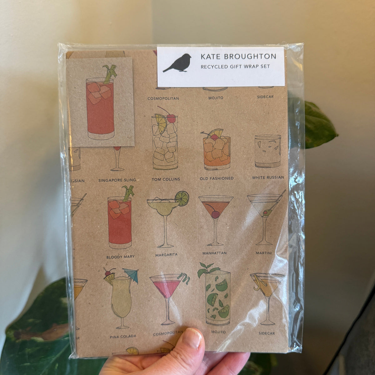 Cocktails gift wrap set - SECONDS SALE