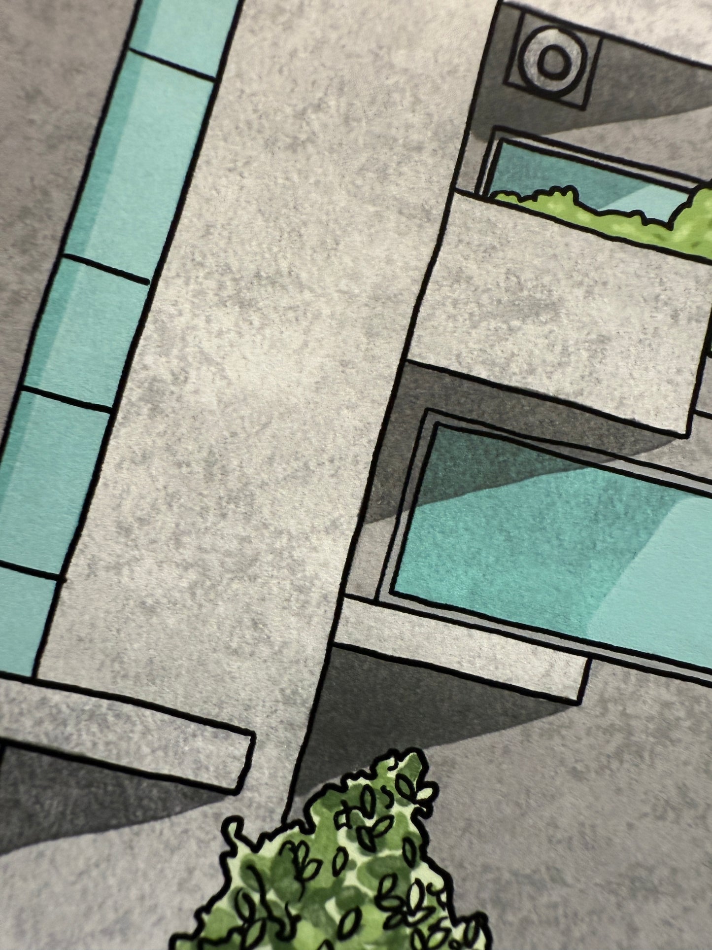 Tokyo building print No.7