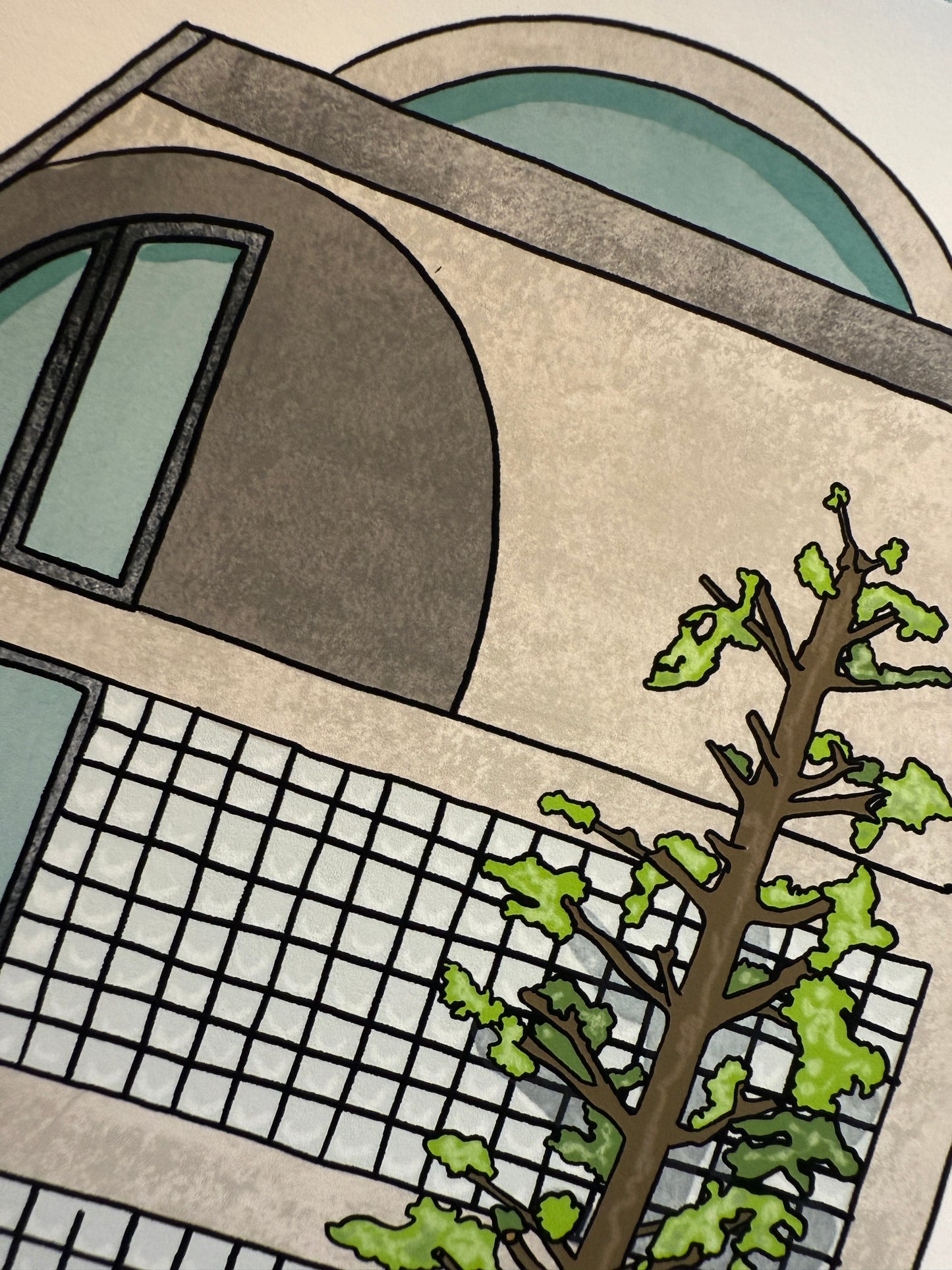Tokyo building print No.5