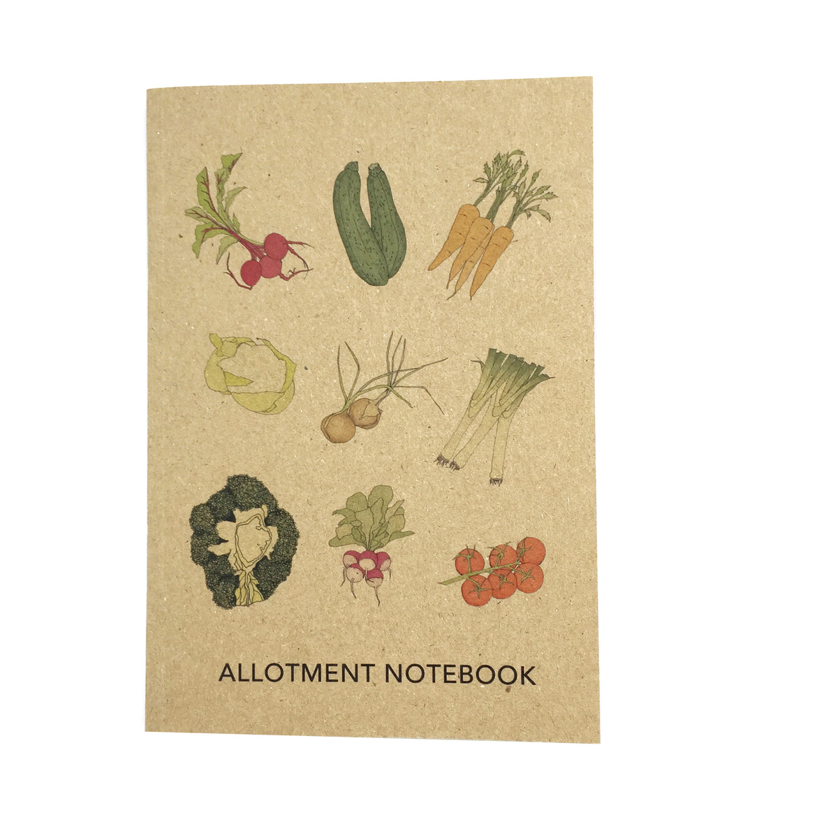Allotment Notebook small- SUPER SECONDS - sample - katebroughton