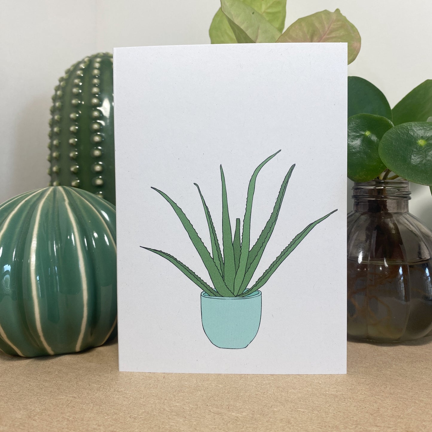 Aloe Vera Houseplant Card - katebroughton