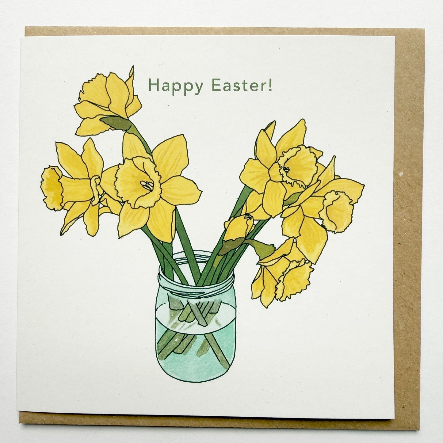 Happy Easter - Daffodil Card - katebroughton