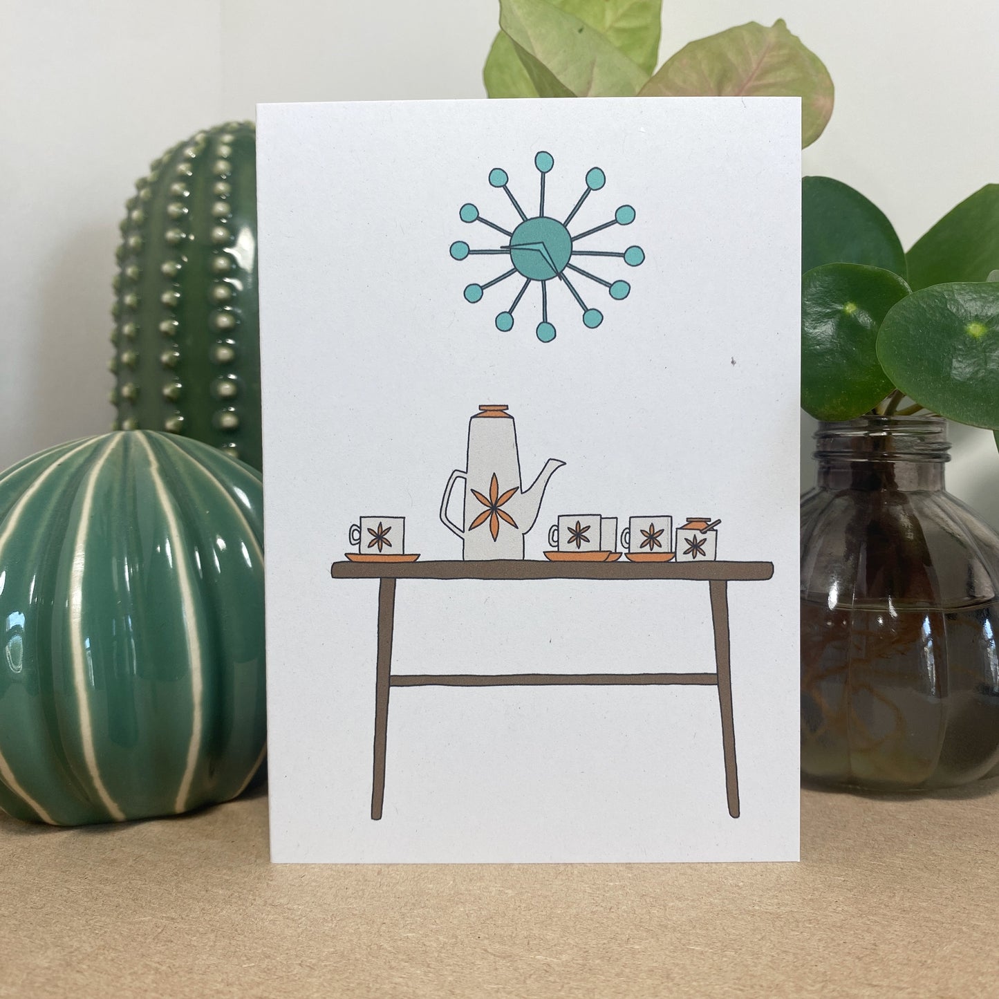 Retro Homes Coffee Table Card - katebroughton