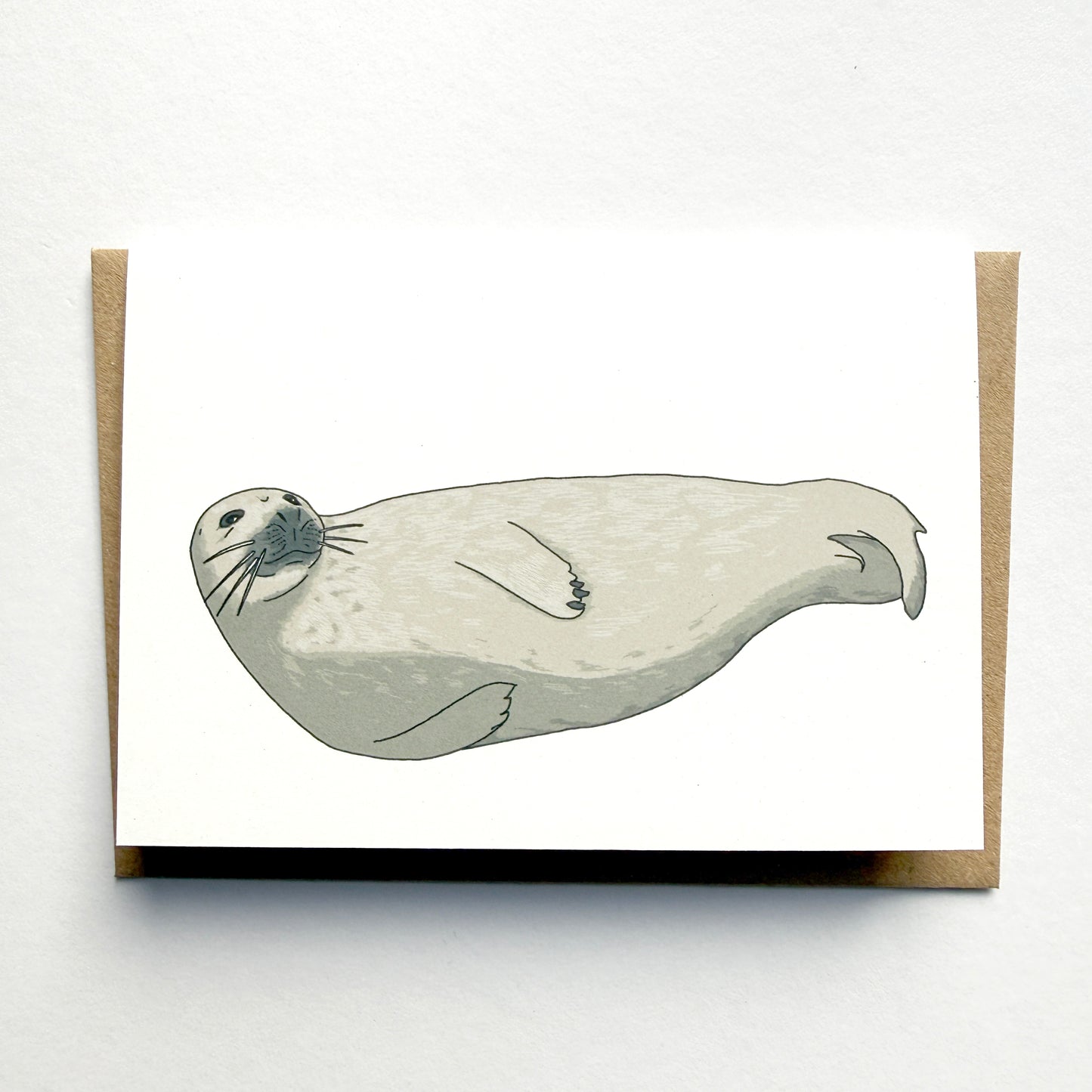 Grey Seal Coastal Card - katebroughton