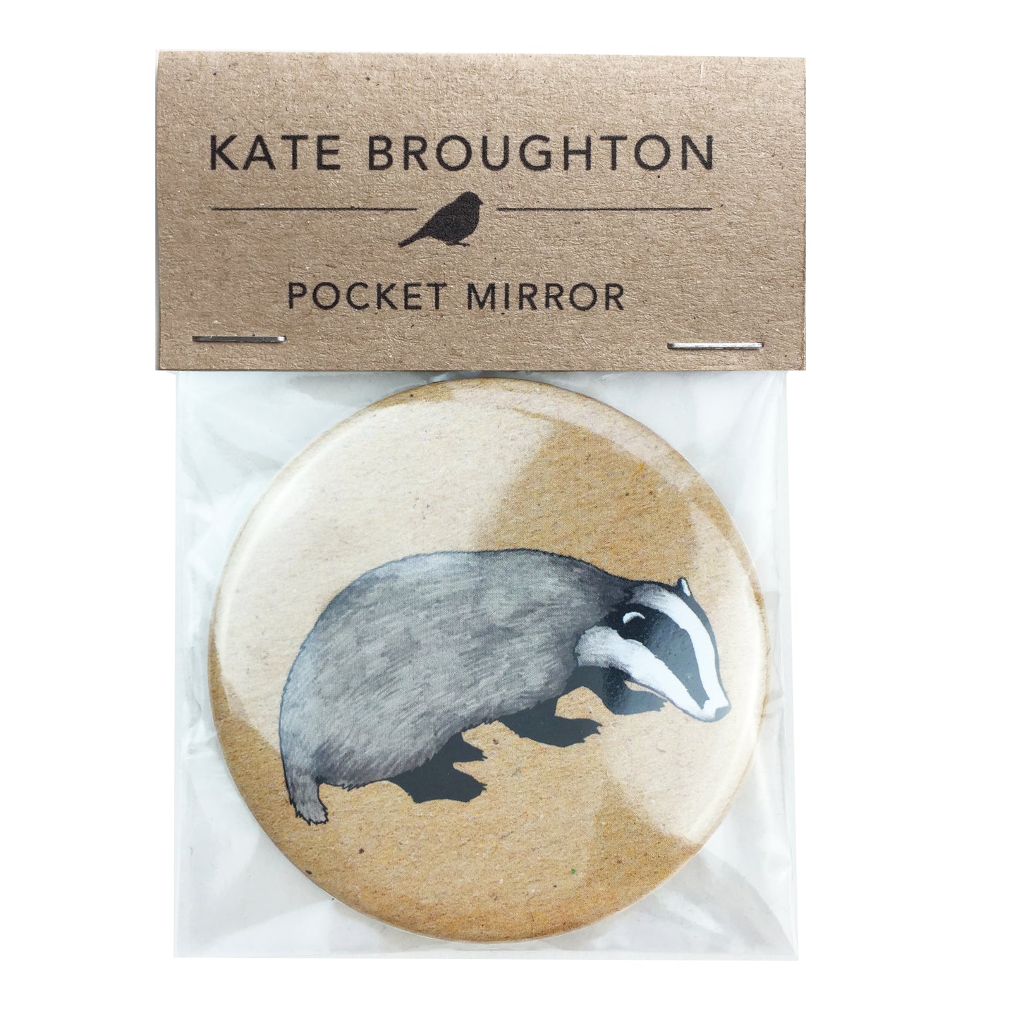Badger pocket mirror - katebroughton