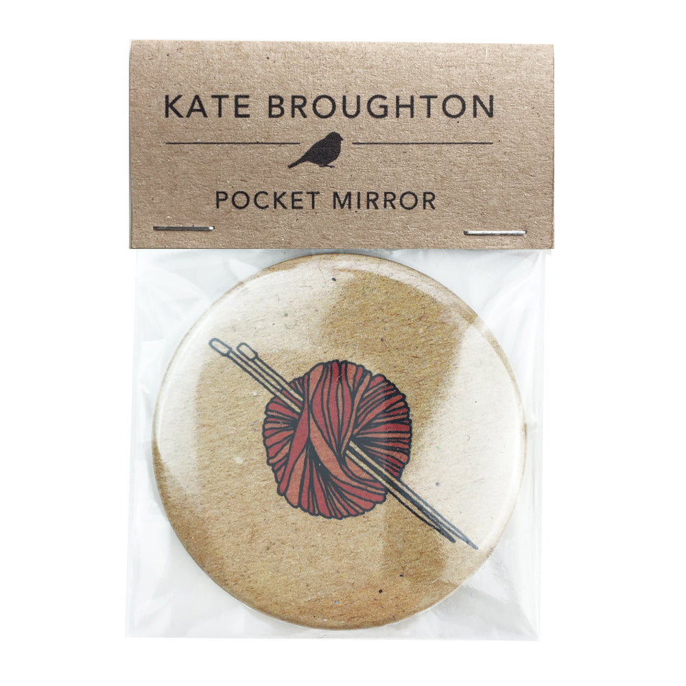 Knitting pocket mirror - katebroughton