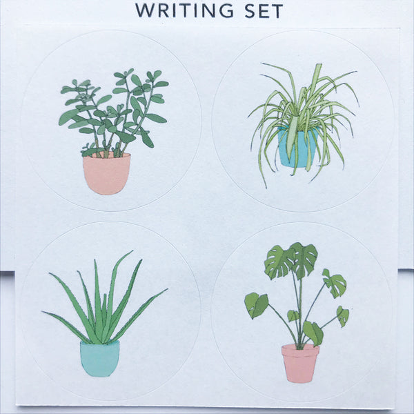 Houseplants Writing Set