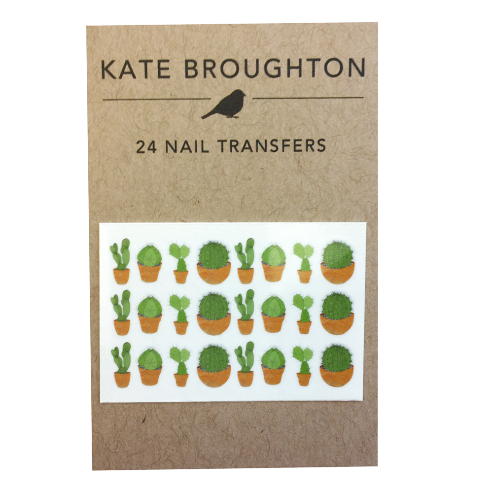 Cactus Nail Art Transfers - katebroughton