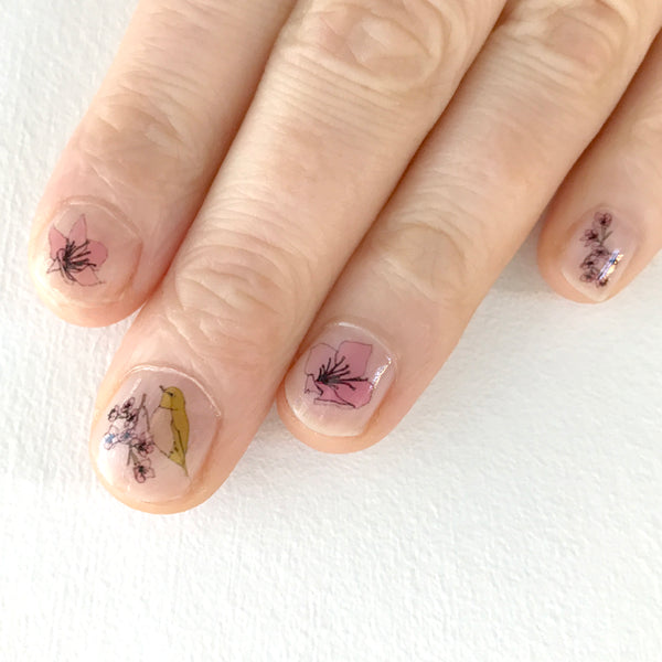 Cherry Blossom Nail Art Transfers
