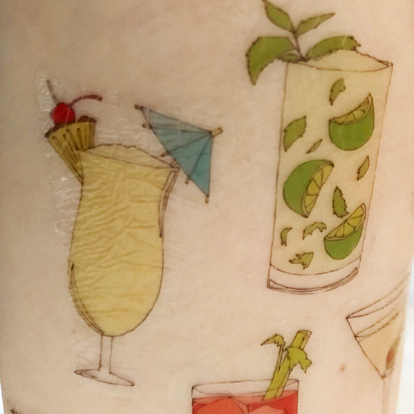 Cocktail Temporary Tattoos