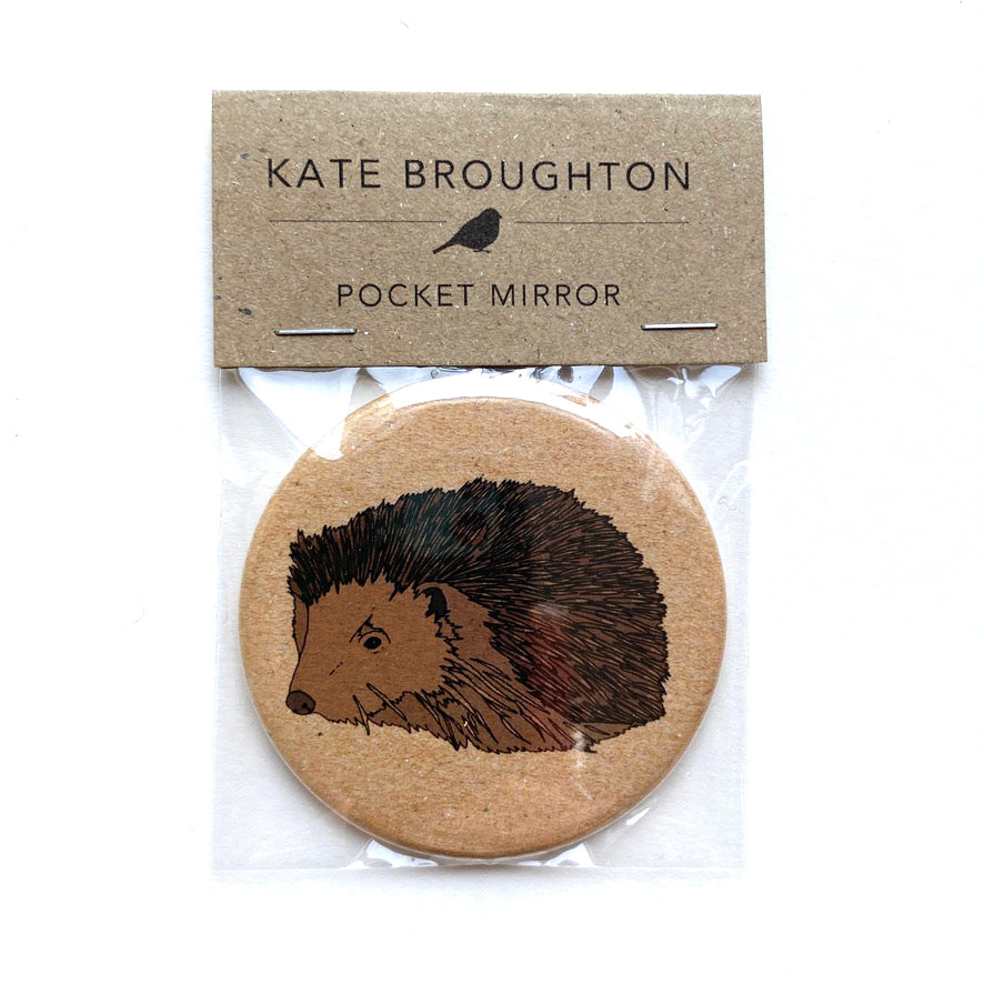 Hedgehog pocket mirror