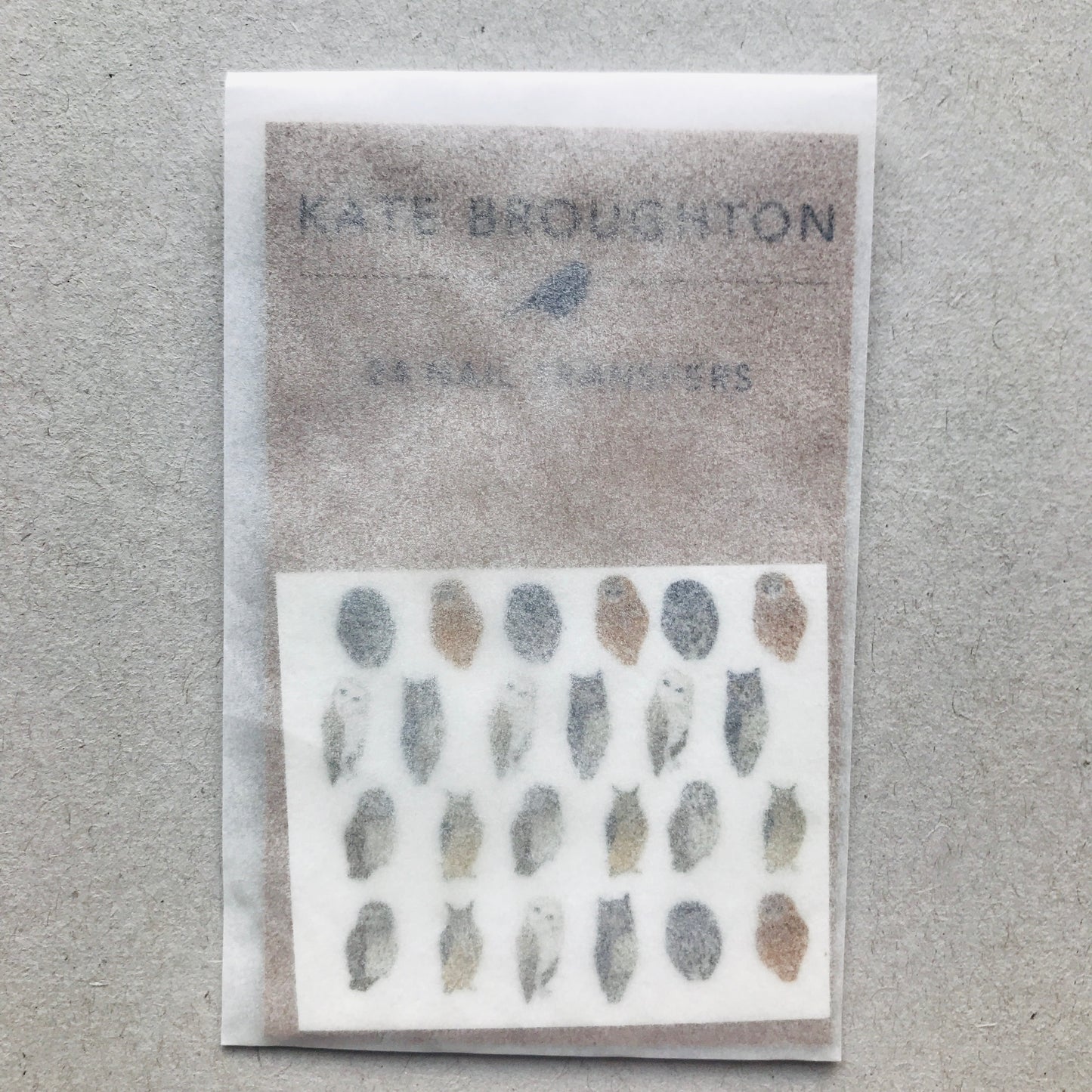 Owl Nail Art Transfers