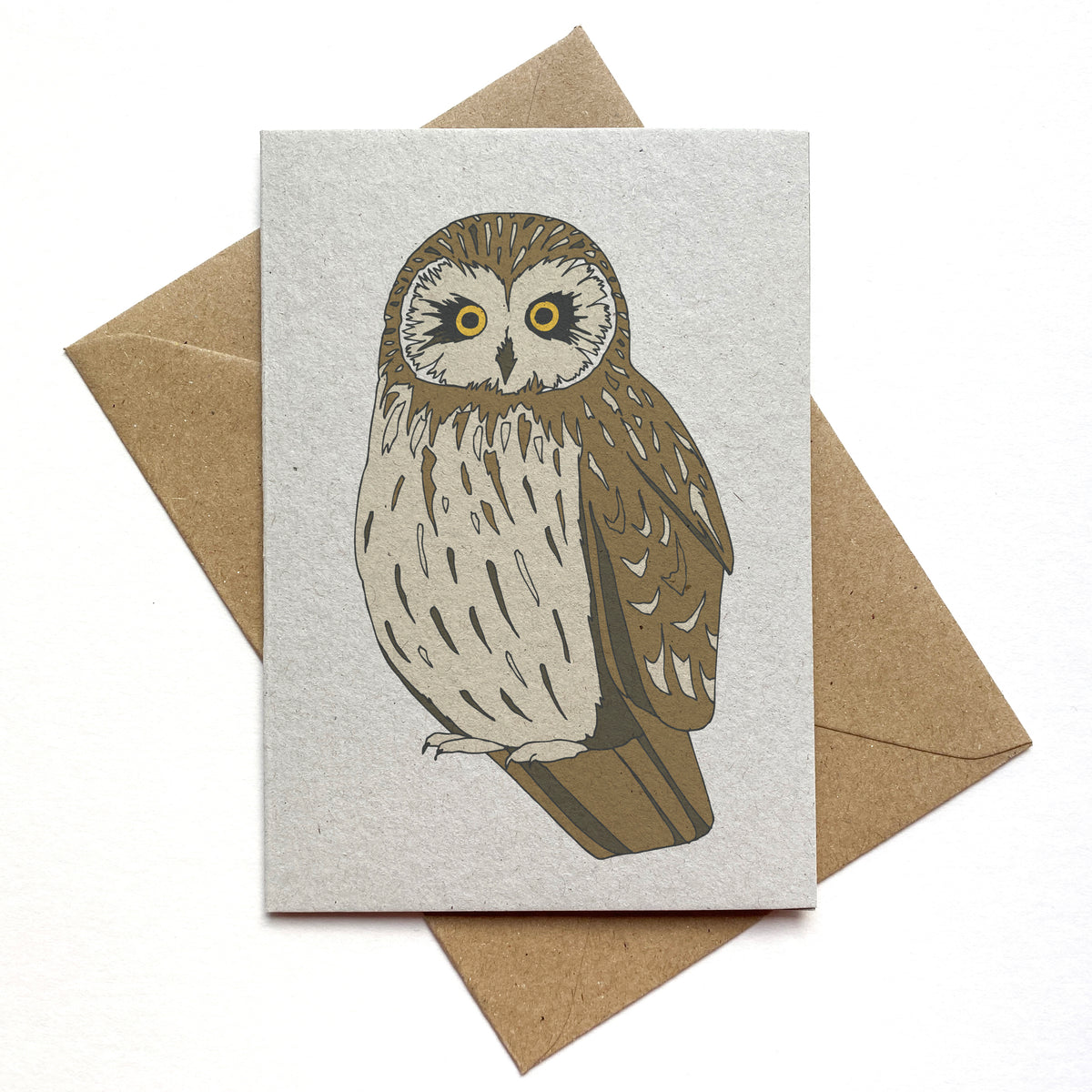 Short-eared Owl Card - SUPER SECONDS - sample
