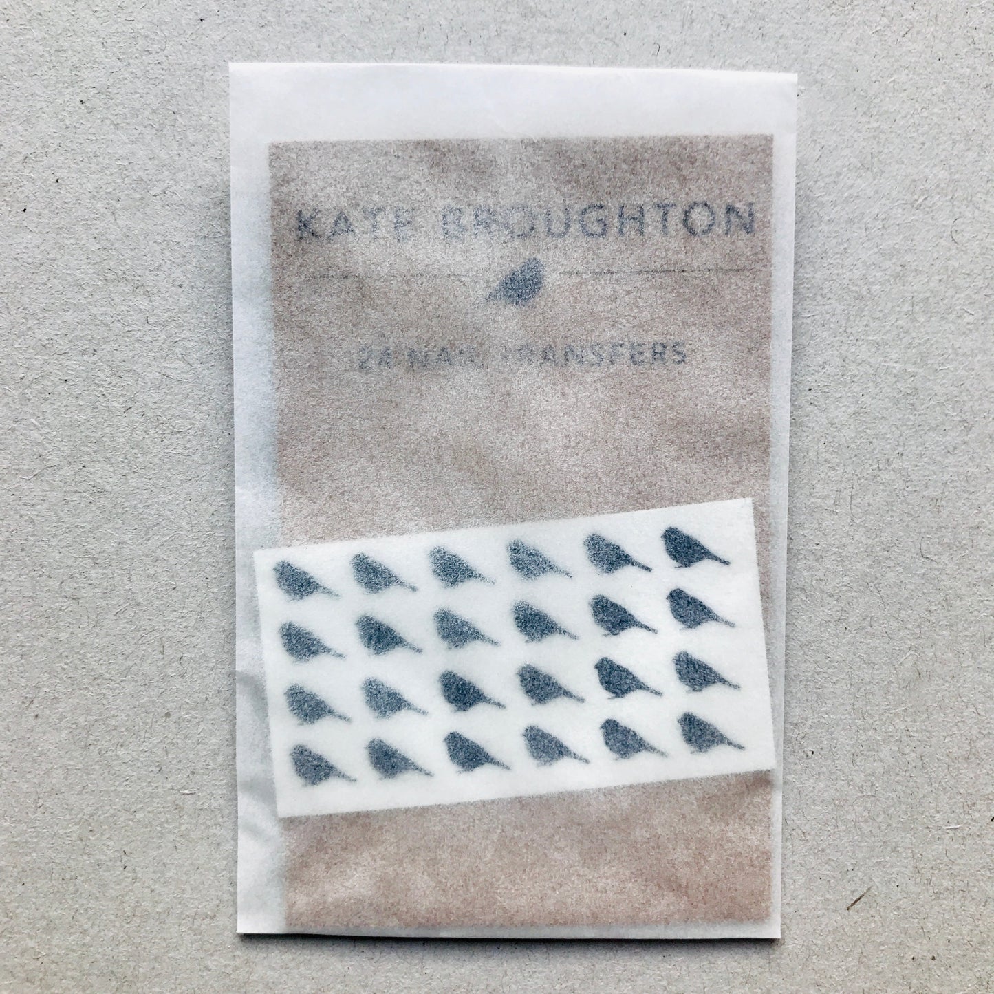 Black Bird Nail Art Transfers