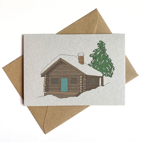 Winter Lodge Cards