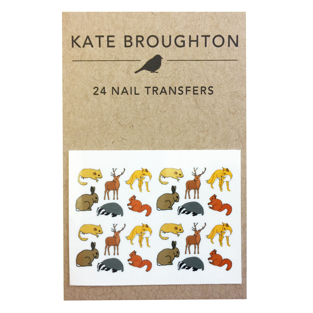 Woodland Animal Nail Art Transfers - katebroughton