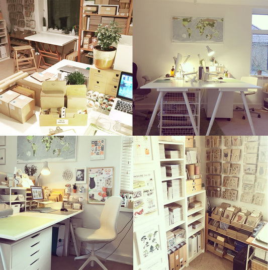 Behind the Scenes - My workspaces over the years