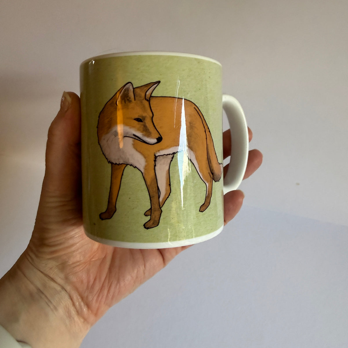 Fox & Rabbit mug - SAMPLE SALE