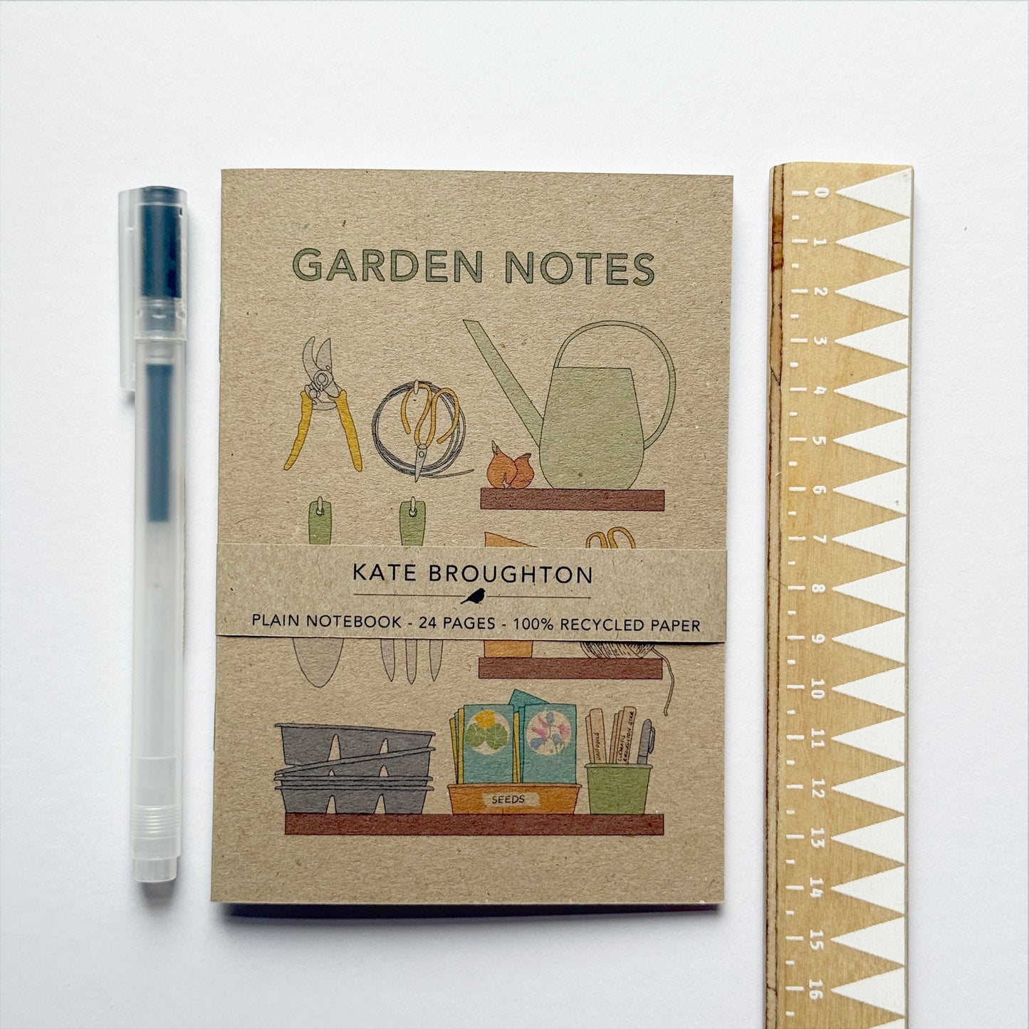 Garden notes, pocket notebook