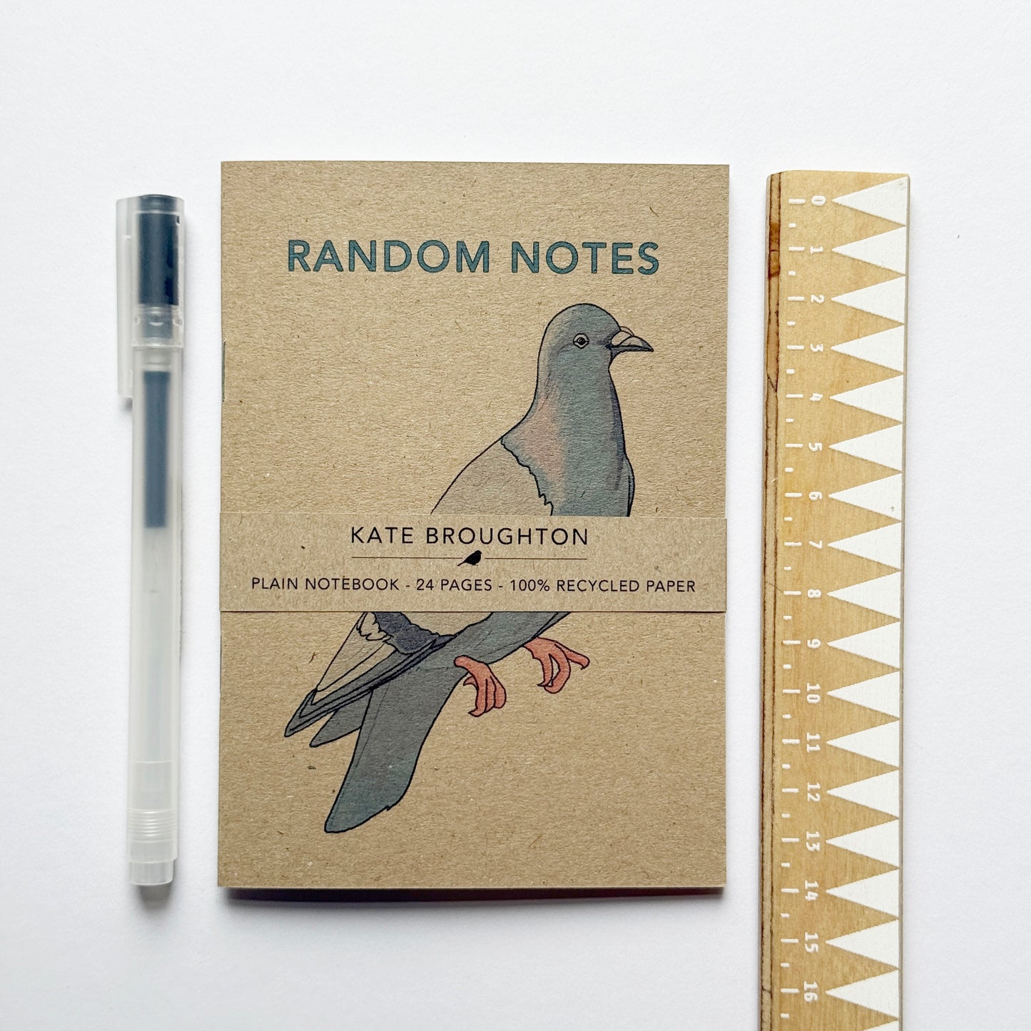 Random notes, pigeon pocket notebook