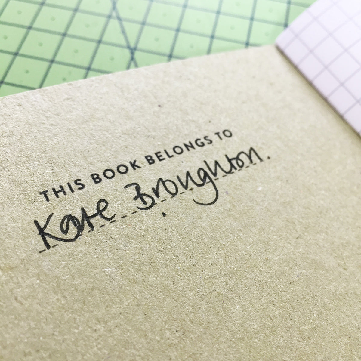 Allotment Notebook small- SUPER SECONDS - sample - katebroughton
