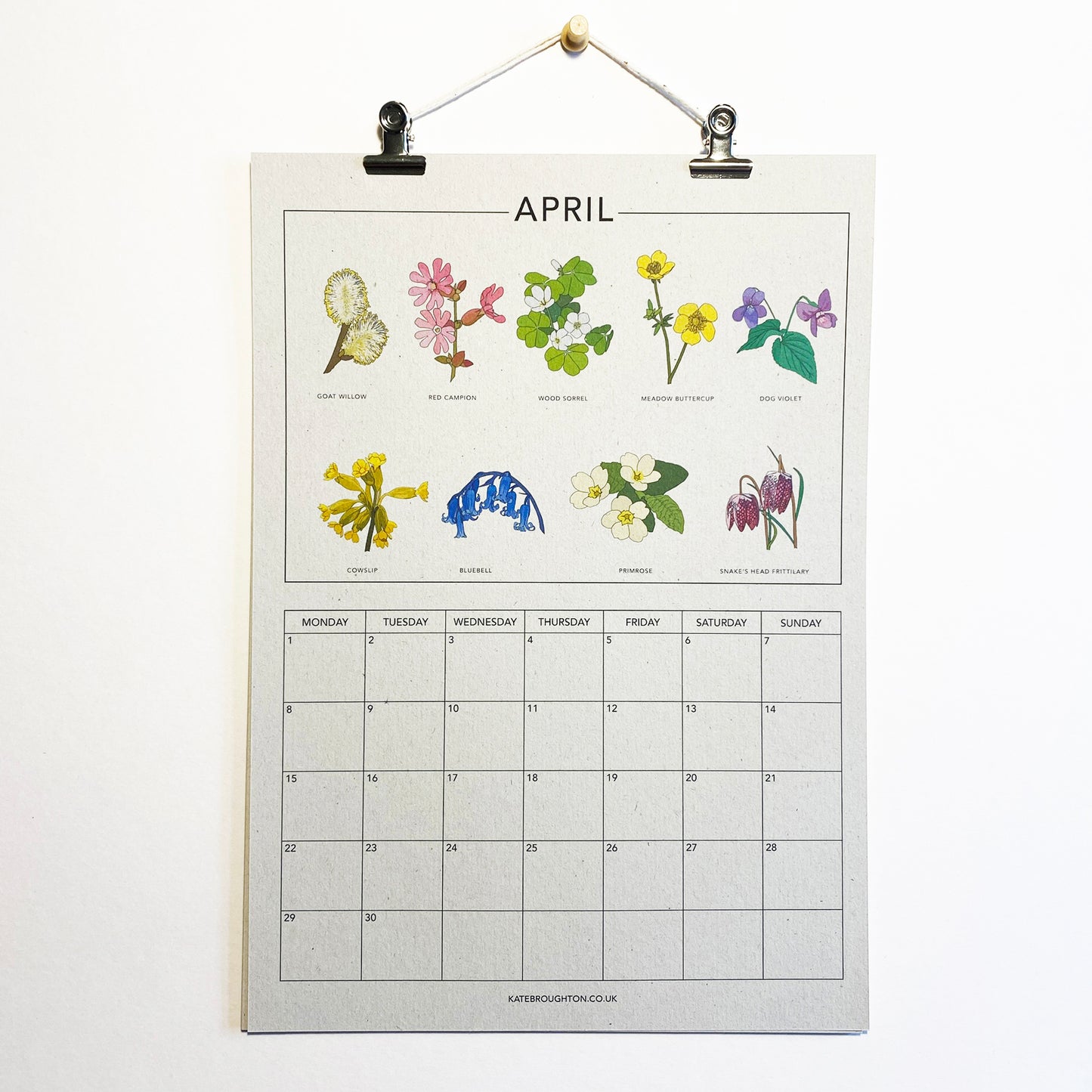 2024 Illustrated Wall Calendar