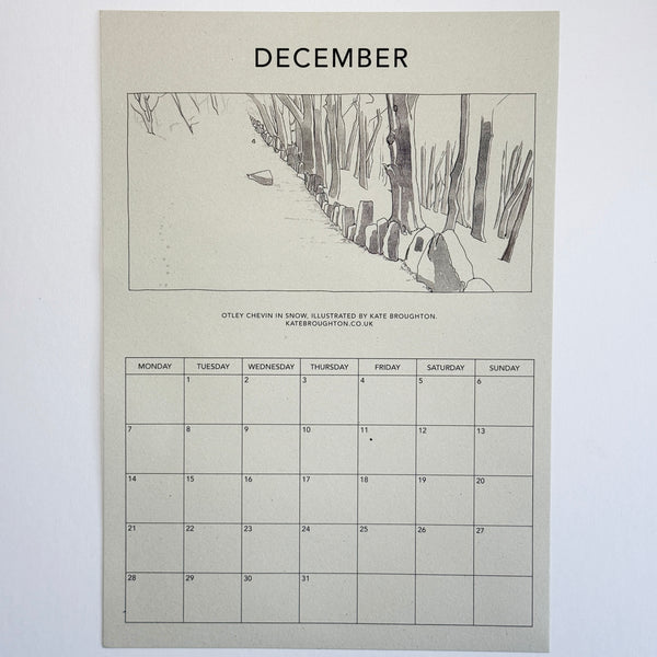 2026 Northern landscapes - Illustrated Wall Calendar A4
