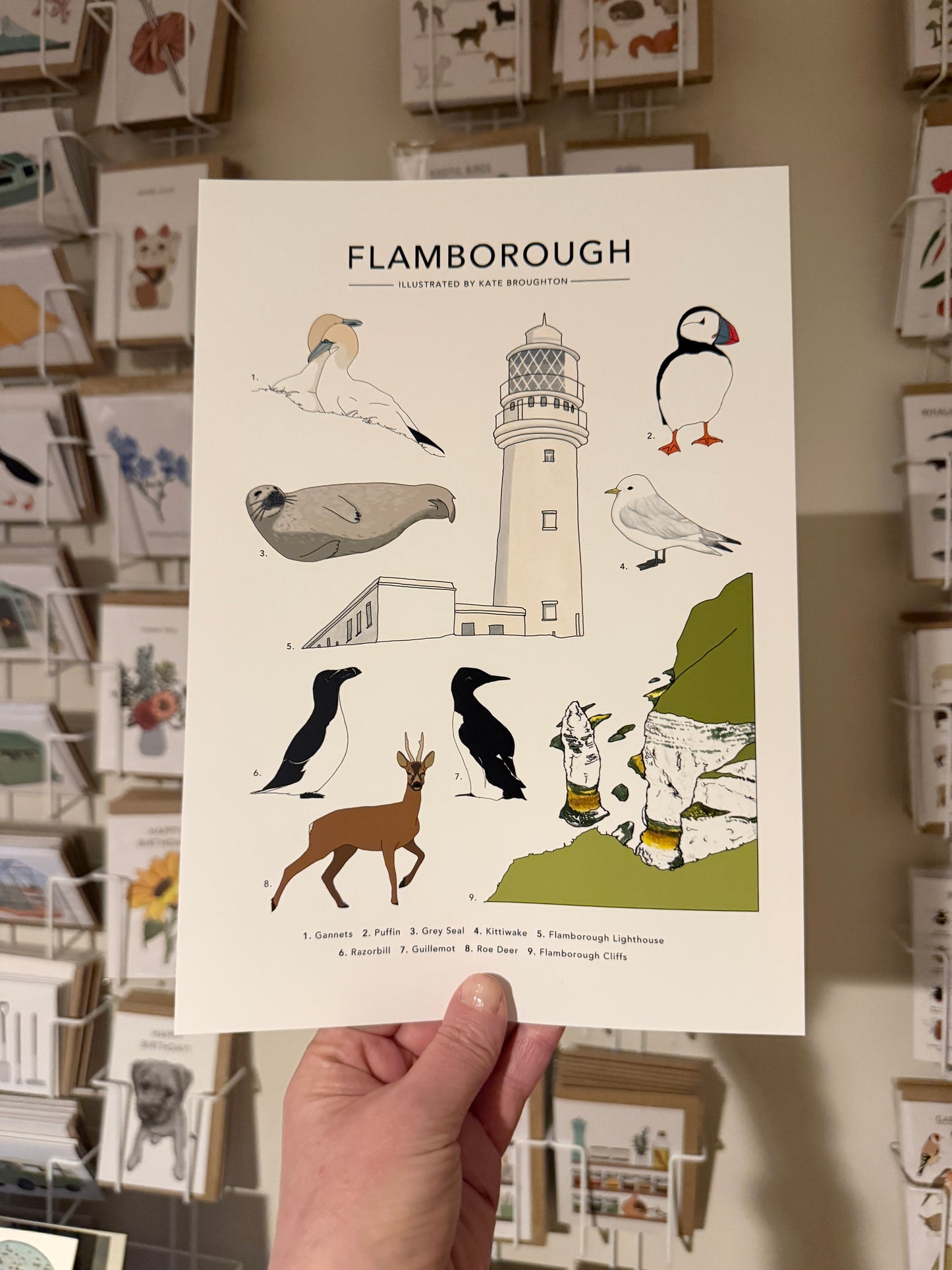 Flamborough Print - katebroughton
