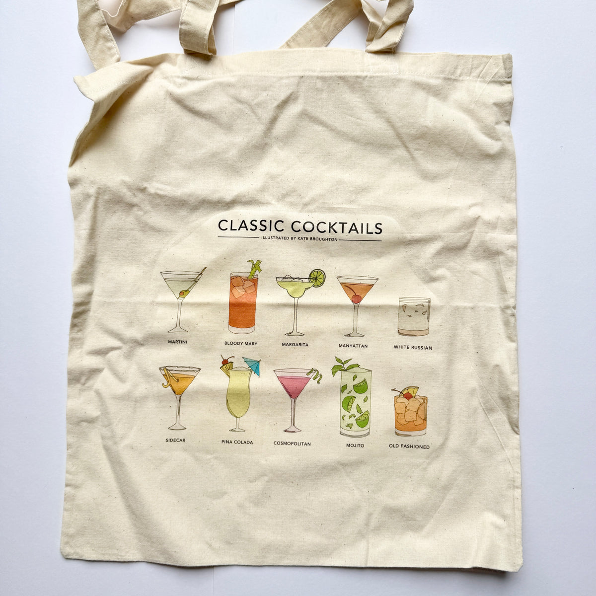 Classic Cocktails tote bag - SECONDS SALE