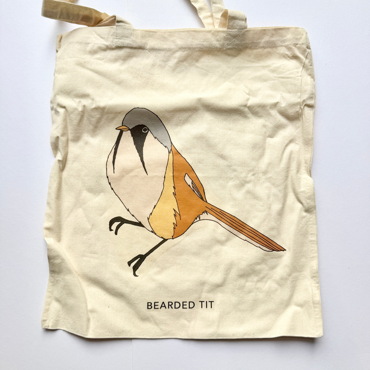 Bearded tit tote bag - SECONDS SALE