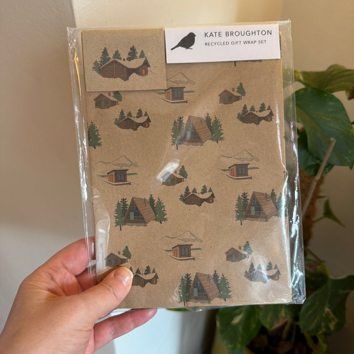 Woodland lodges gift wrap set - SECONDS SALE