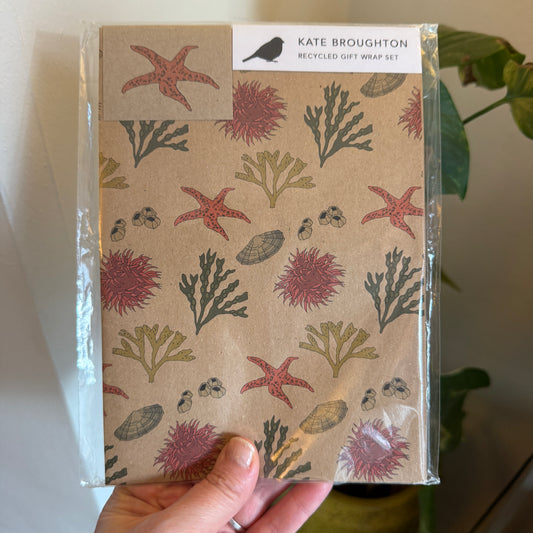 Beachcombing gift wrap set - SECONDS SALE
