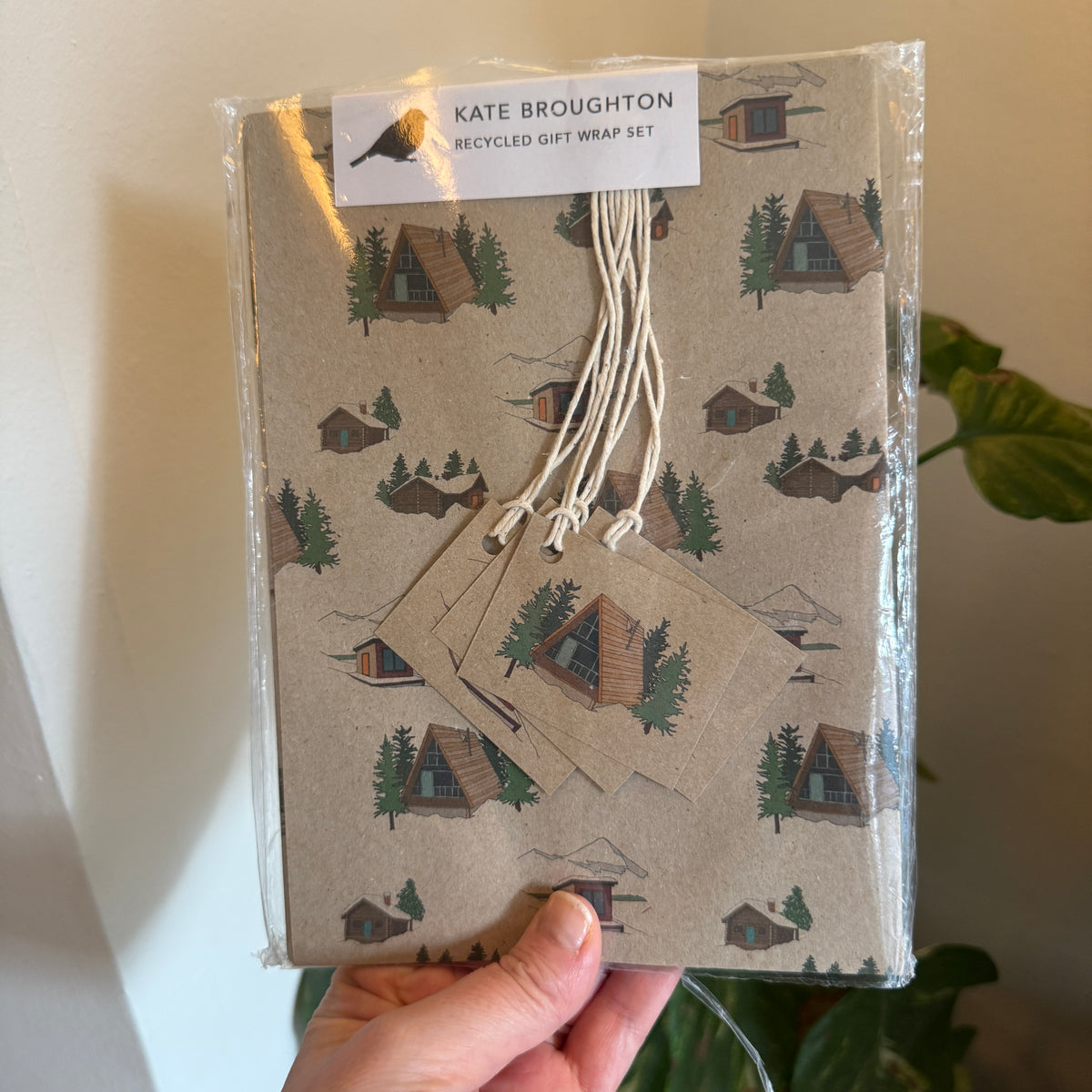 Woodland lodges gift wrap set - SECONDS SALE