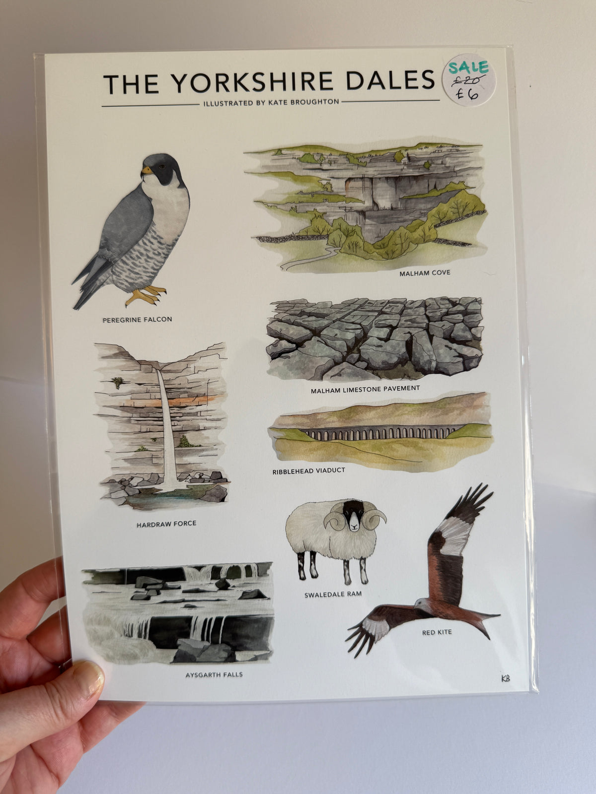Yorkshire Dales A4 print - SECONDS SALE - old version