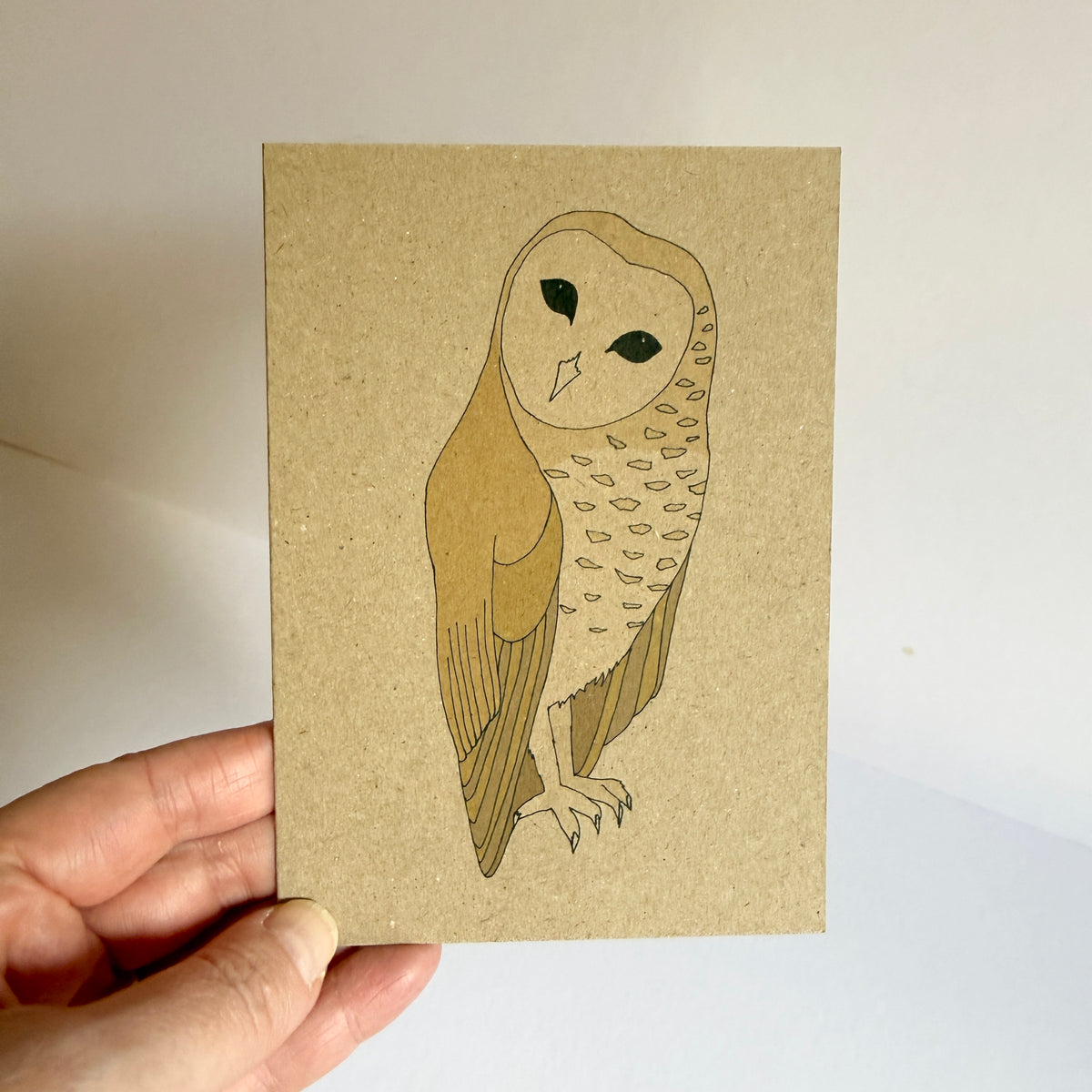 Barn Owl Card - SUPER SECONDS - sample