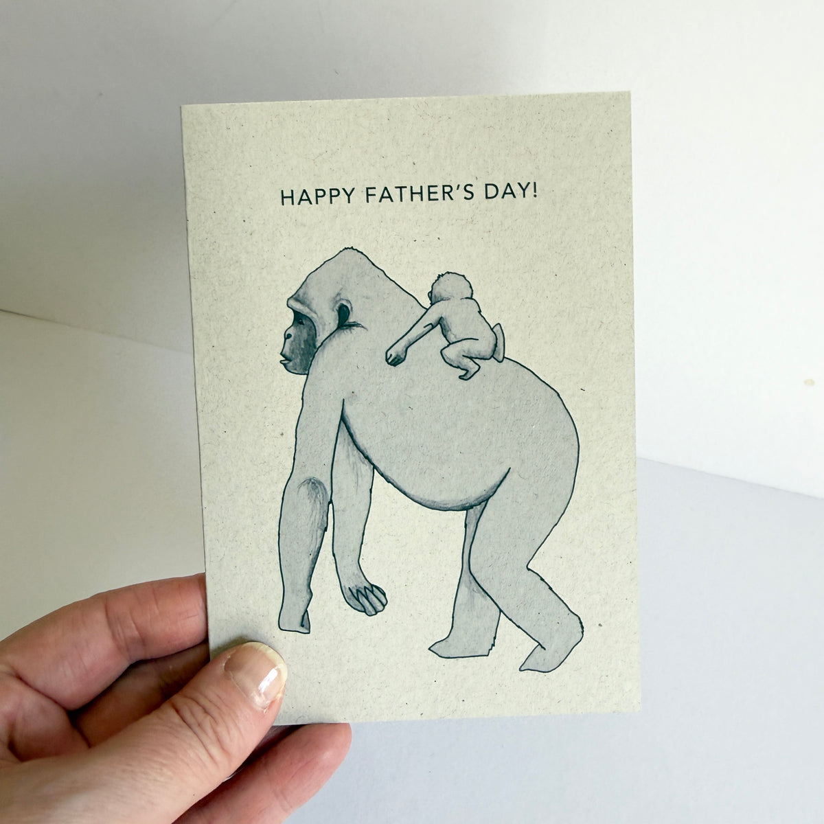 Happy Father's Day! Gorilla Card - SUPER SECONDS - sample - katebroughton