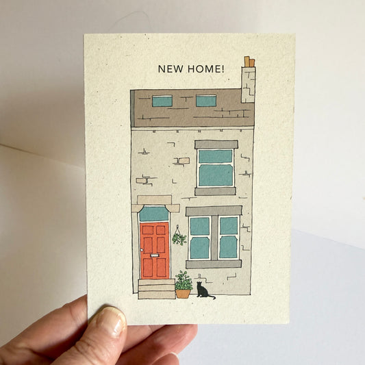 New Home! House Card - SUPER SECONDS - sample - katebroughton