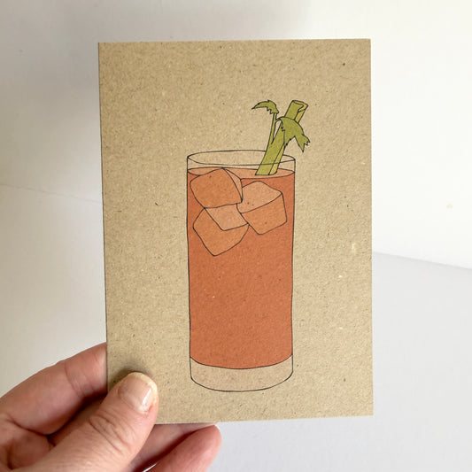 Bloody Mary Recipe Card - SUPER SECONDS - sample - katebroughton