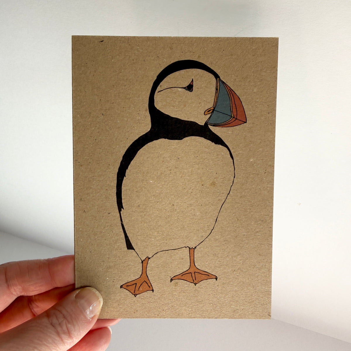 Puffin Card - SUPER SECONDS - sample - katebroughton