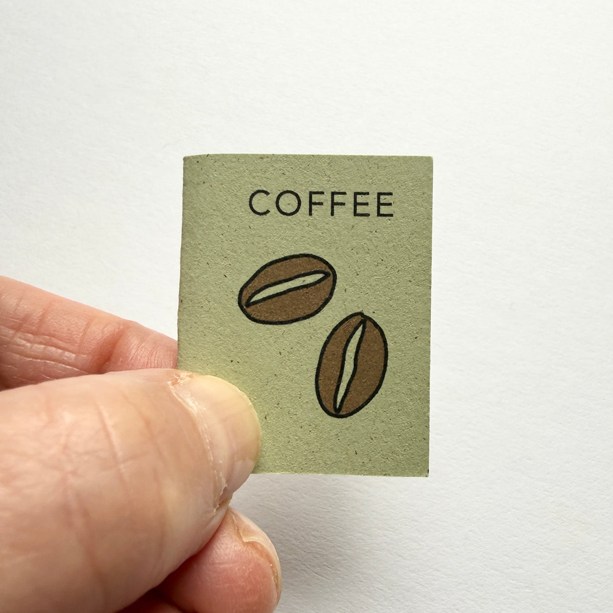 teeny tiny book of coffee - sample sale