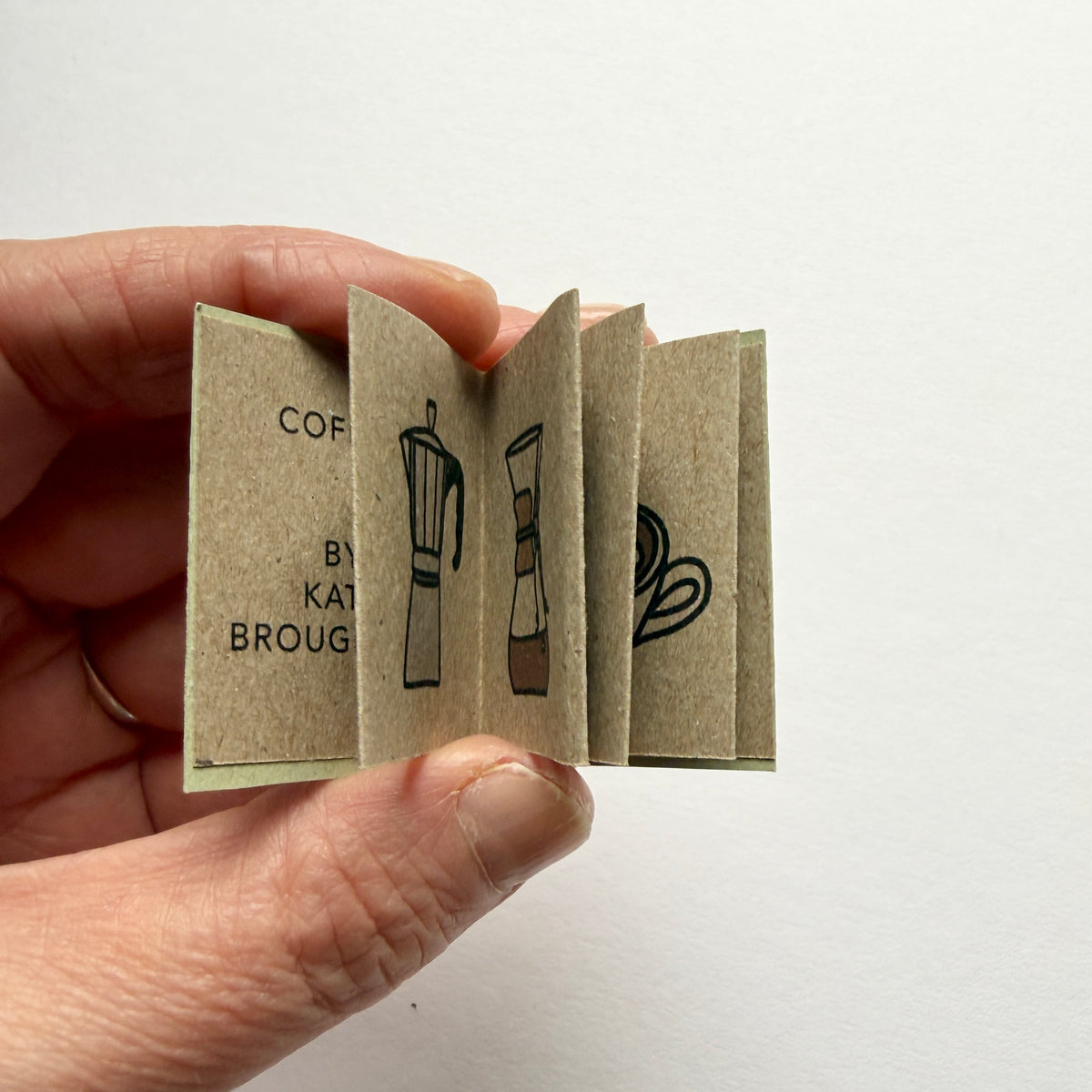 teeny tiny book of coffee - sample sale
