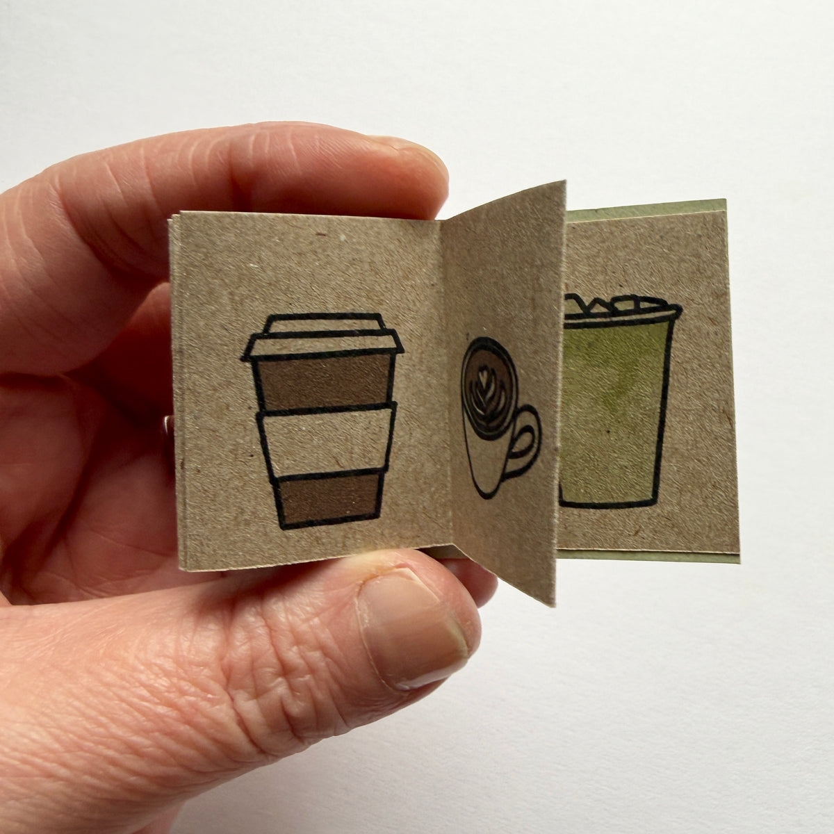 teeny tiny book of coffee - sample sale
