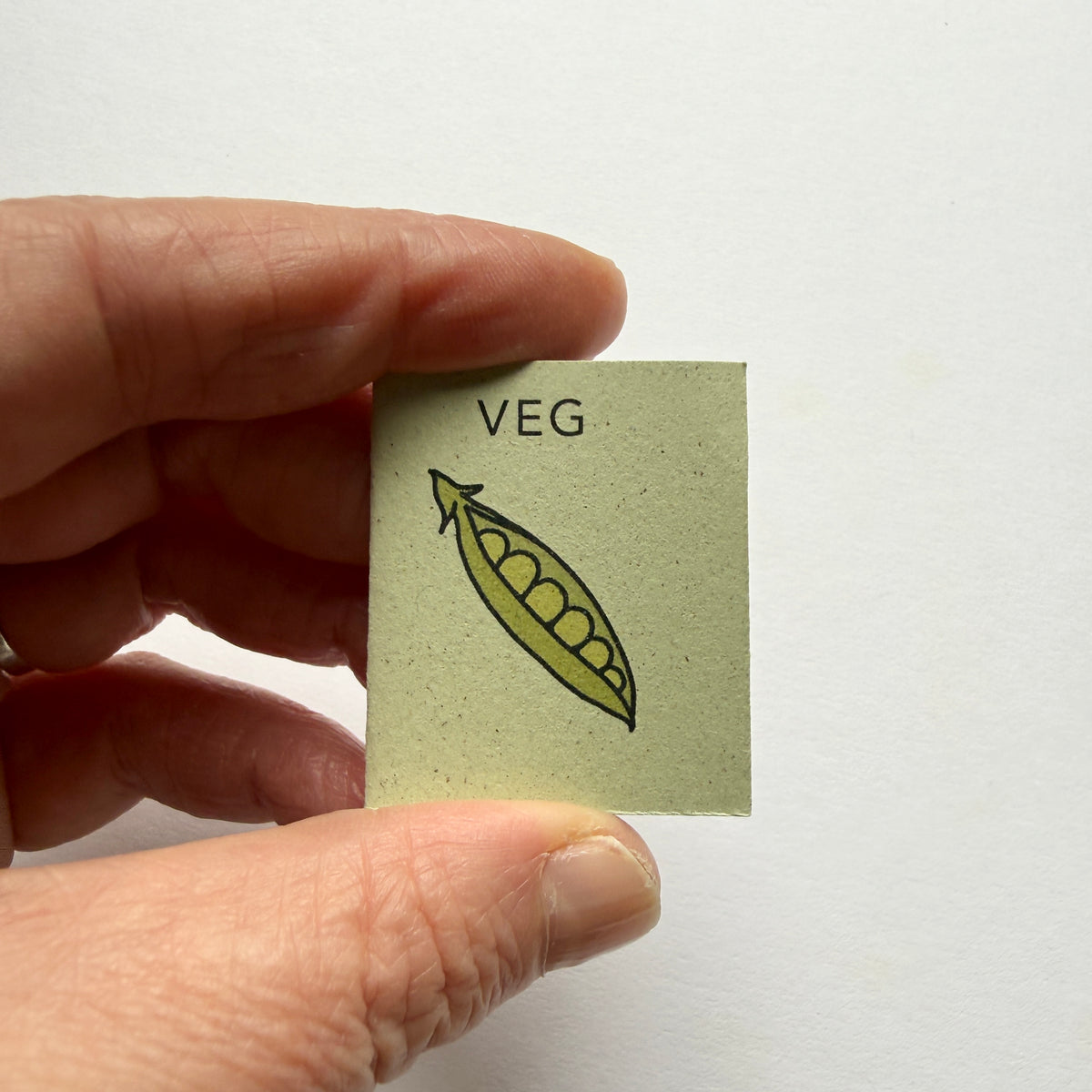 teeny tiny book of veg - sample sale