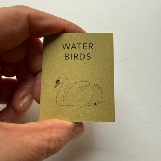 tiny book of water birds sample - sale