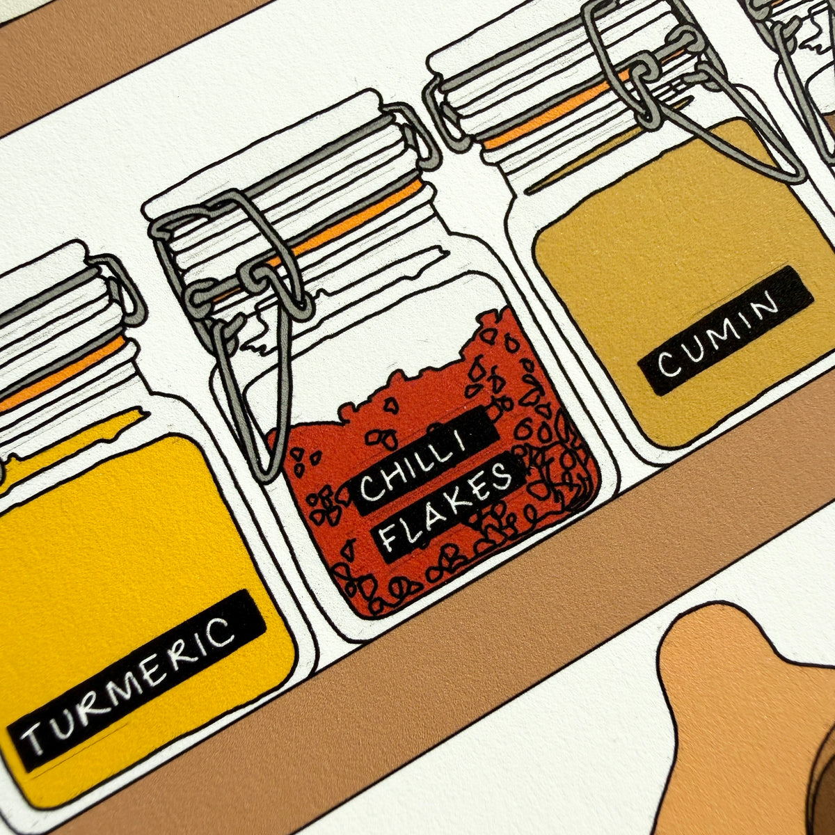 Herbs and Spices A4 print - SECONDS SALE