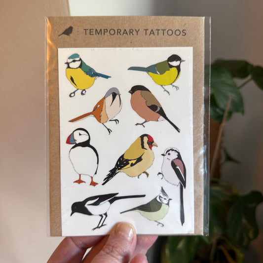 Bird temporary tattoos - SECONDS SALE