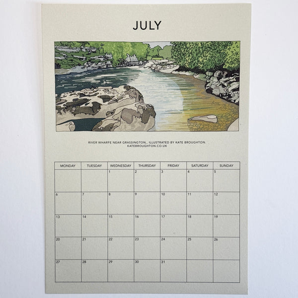2026 Northern landscapes - Illustrated Wall Calendar A4