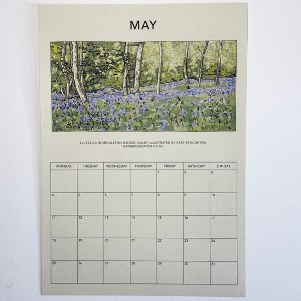 2026 Northern landscapes - Illustrated Wall Calendar A4