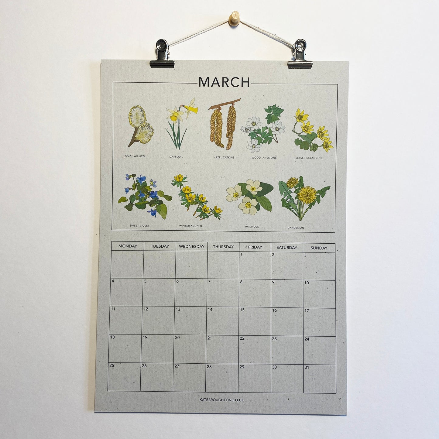 2024 Illustrated Wall Calendar